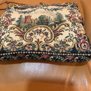 Vintage Tapestry Purse Made in France